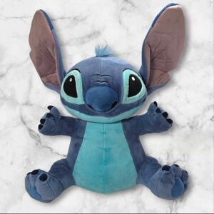 Disney Store Stitch Plush 12" Lilo & Stitch Blue Doll Stuffie 16" Ears